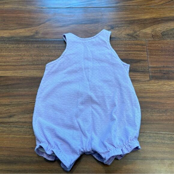 Simply Basic light purple embroidered flower romper - Picture 3 of 4